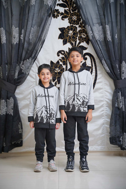 Adventure Printed Kids Winter Suit