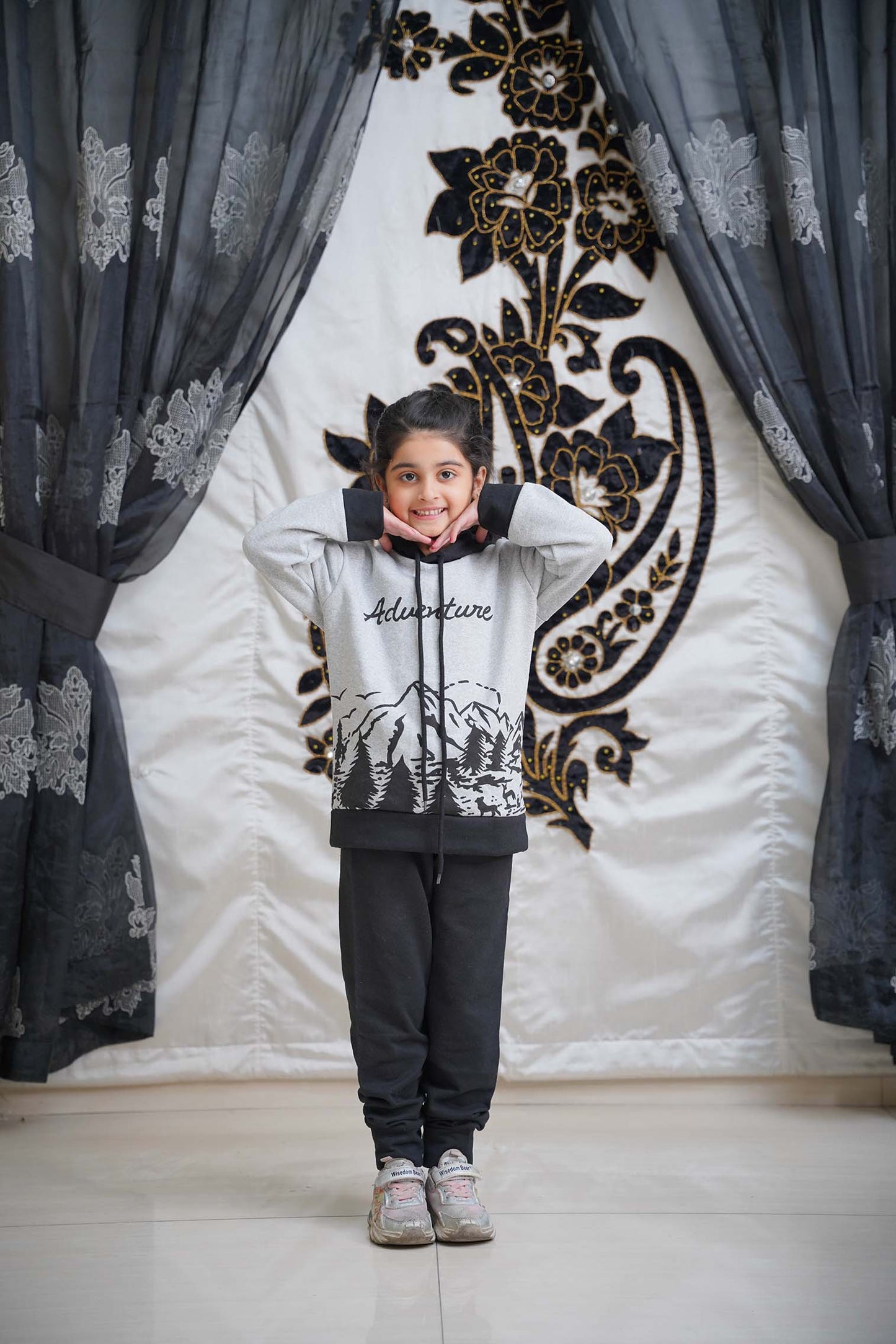 Adventure Printed Kids Winter Suit