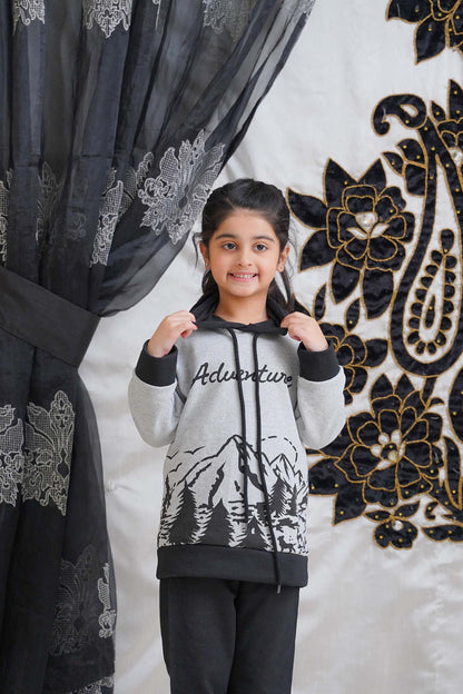 Adventure Printed Kids Winter Suit