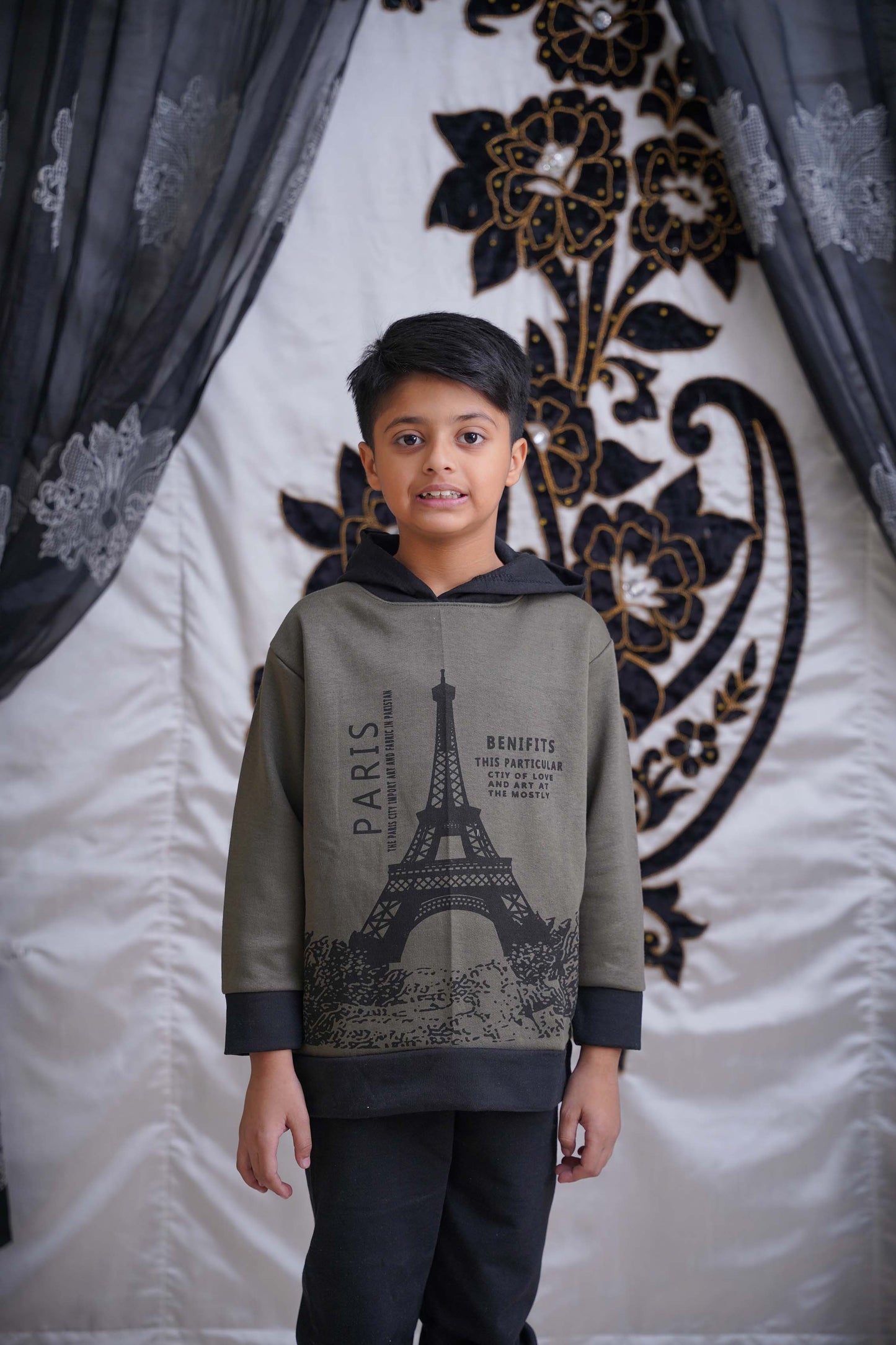 Paris Printed Kids Winter Suit ( Each )