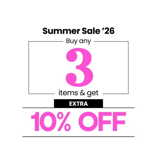 Summer Sale'26 (BUY ANY 3 ITEMS TO GET EXTRA 10% OFF)