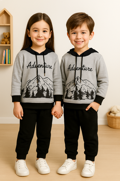 Adventure Printed Kids Winter Suit