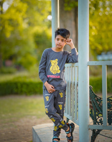Charcoal Bear Kids Suit (Each)