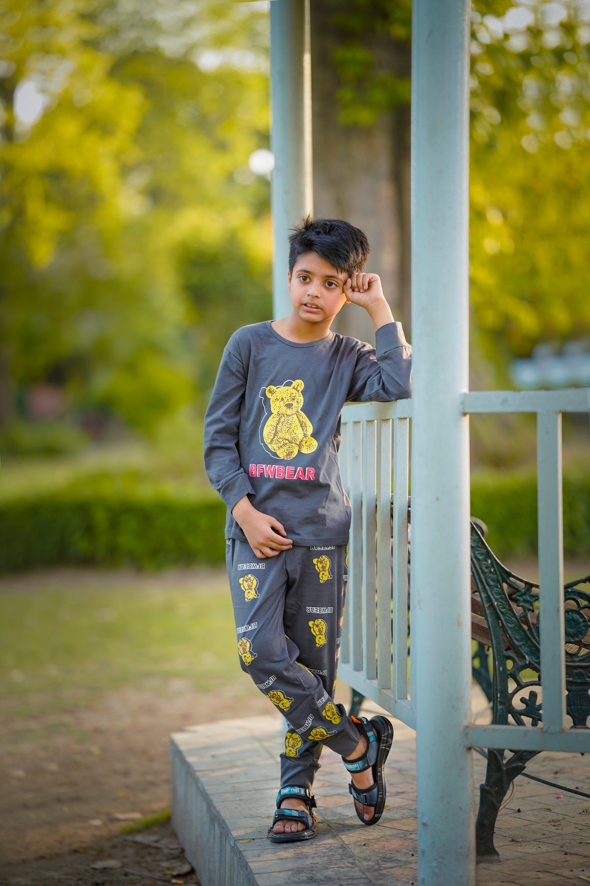 Charcoal Bear Kids Suit (Each)