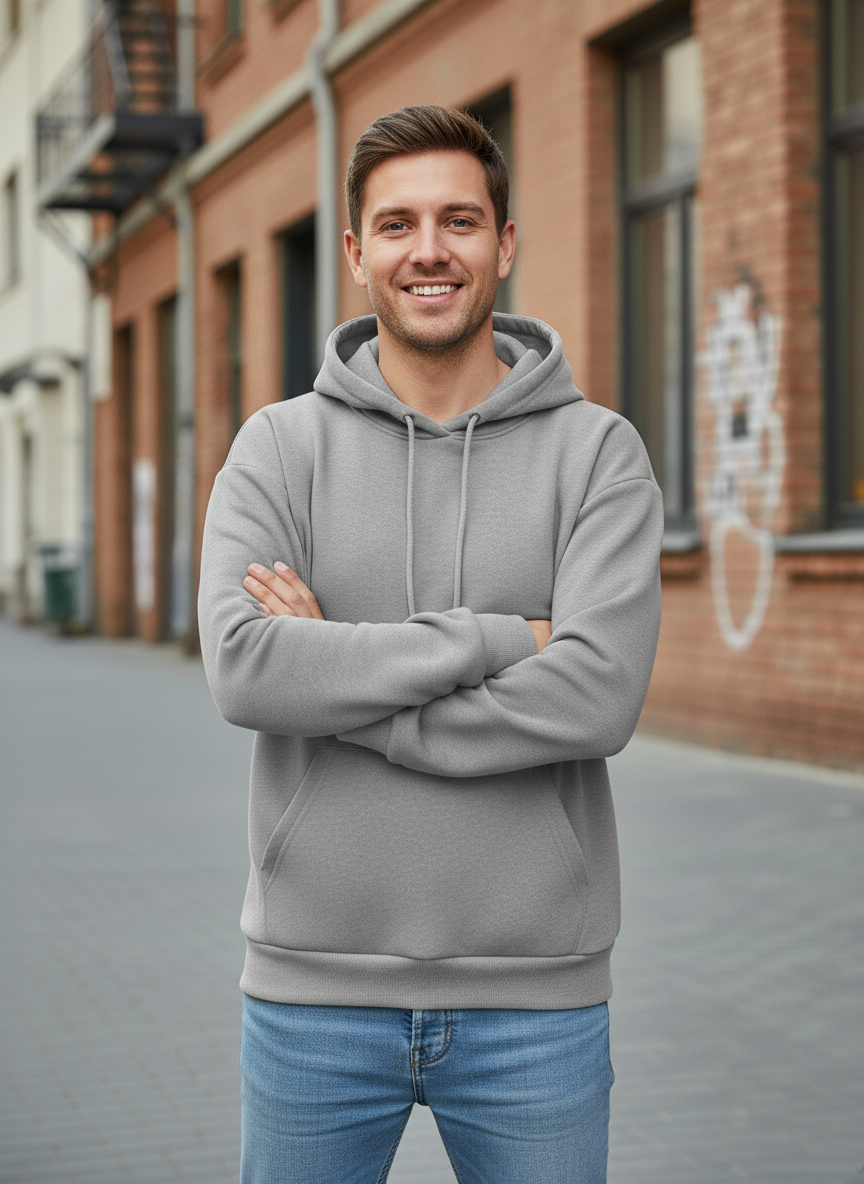 Winter Basic Hoodie For Men