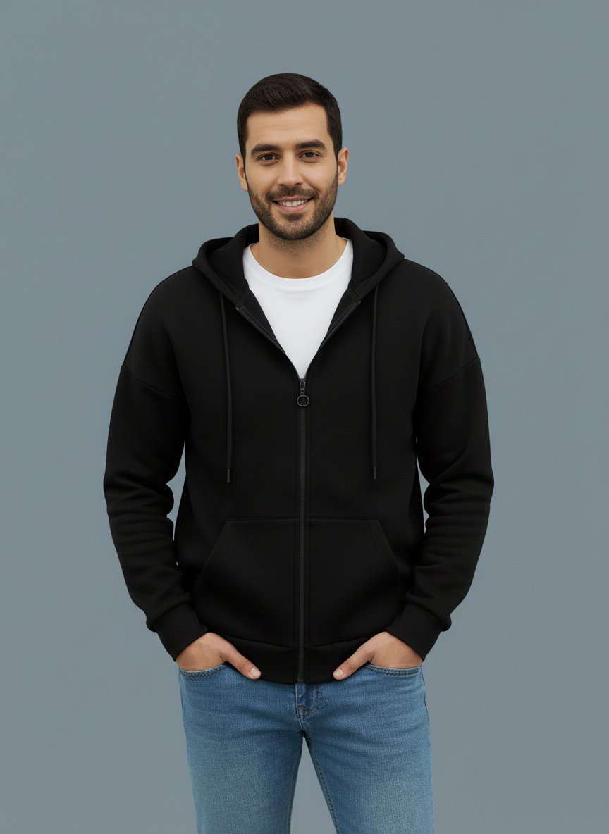 Winter Zipper Hoodie For Men