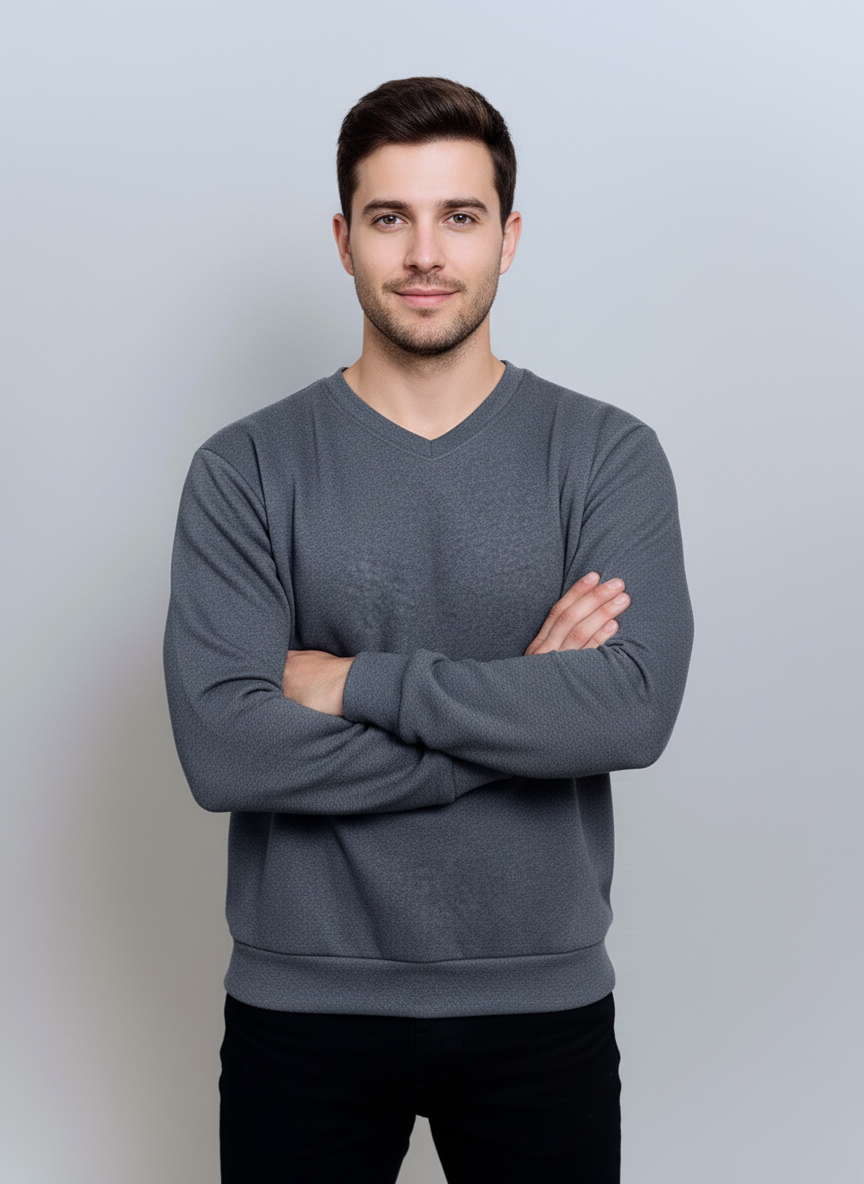 Winter Basic Sweatshirt For Men