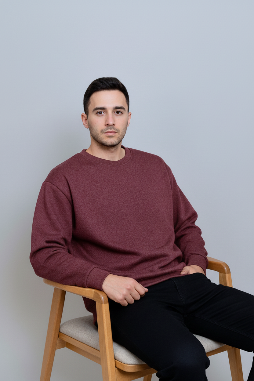Winter Basic Sweatshirt For Men