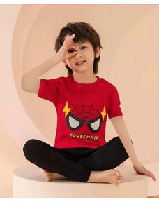 Black Spider Half Sleeve Kids Suit (Each)