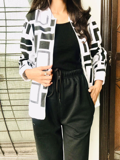 Winter Urban Gridlock Bomber Jacket For Women