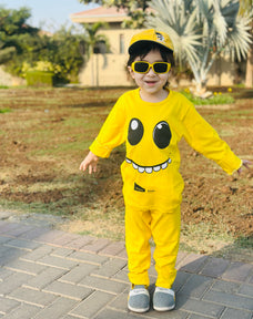 Yellow Smiley Kids Suit (Each)
