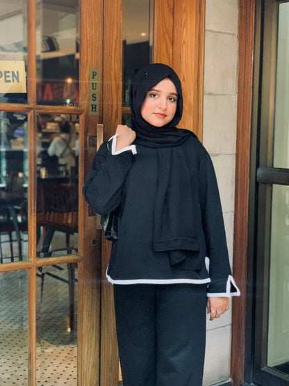 Winter Full Sleeve With Plazzo 2 PCs Co-Ord Set
