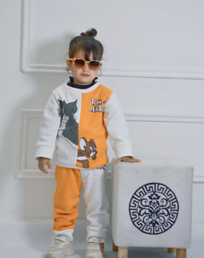 Tom and Jerry Printed Kids Winter Suit