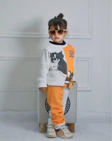 Tom and Jerry Printed Kids Winter Suit