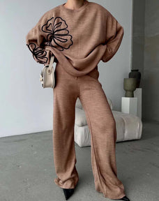 Winter Flower 2 PC Co-Ord Set