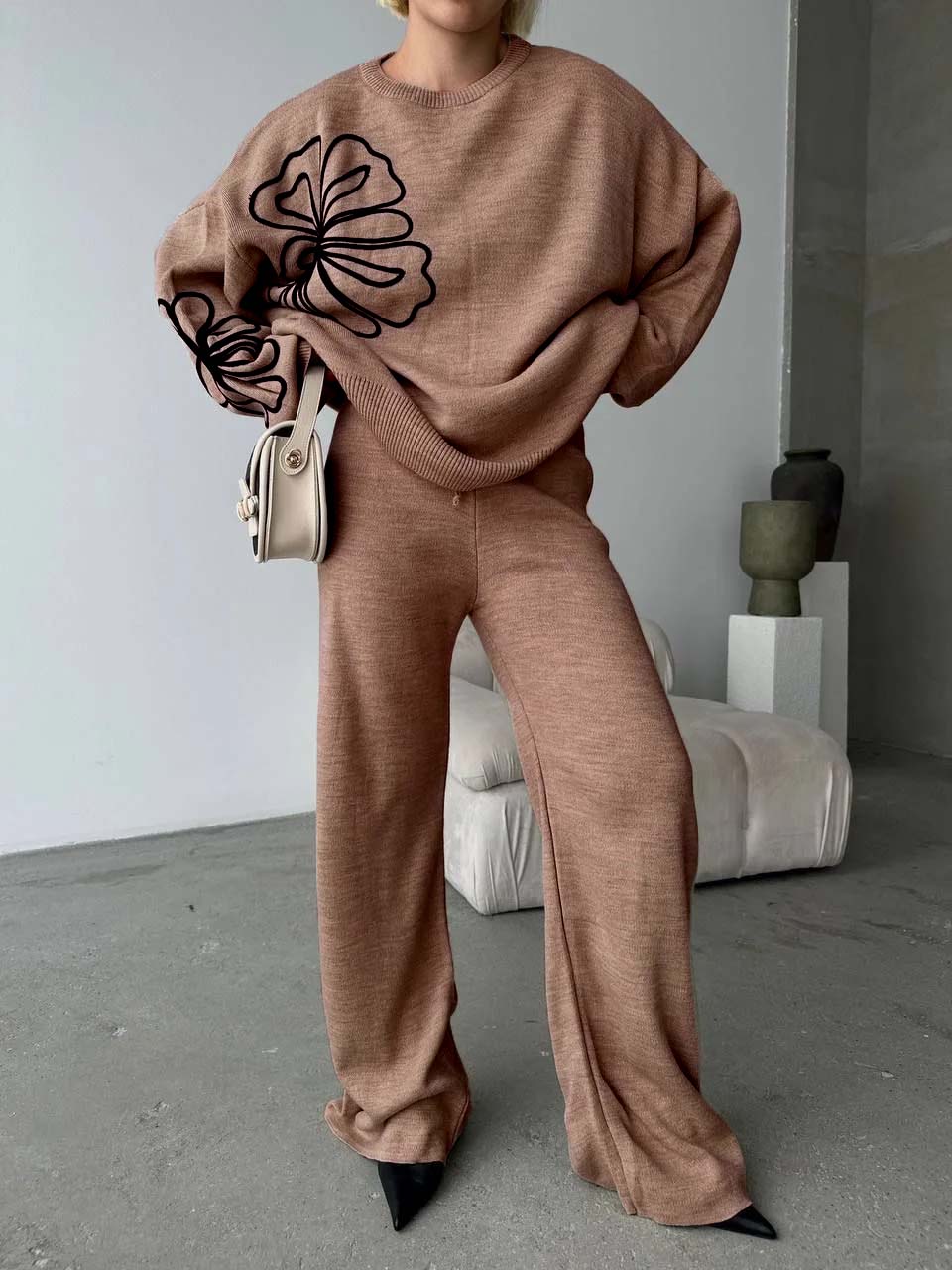 Winter Flower 2 PC Co-Ord Set