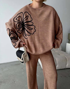 Winter Flower 2 PC Co-Ord Set