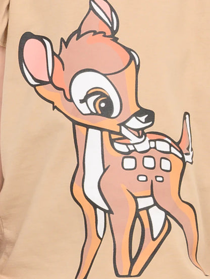 Baby Deer Half Sleeve Kids Suit