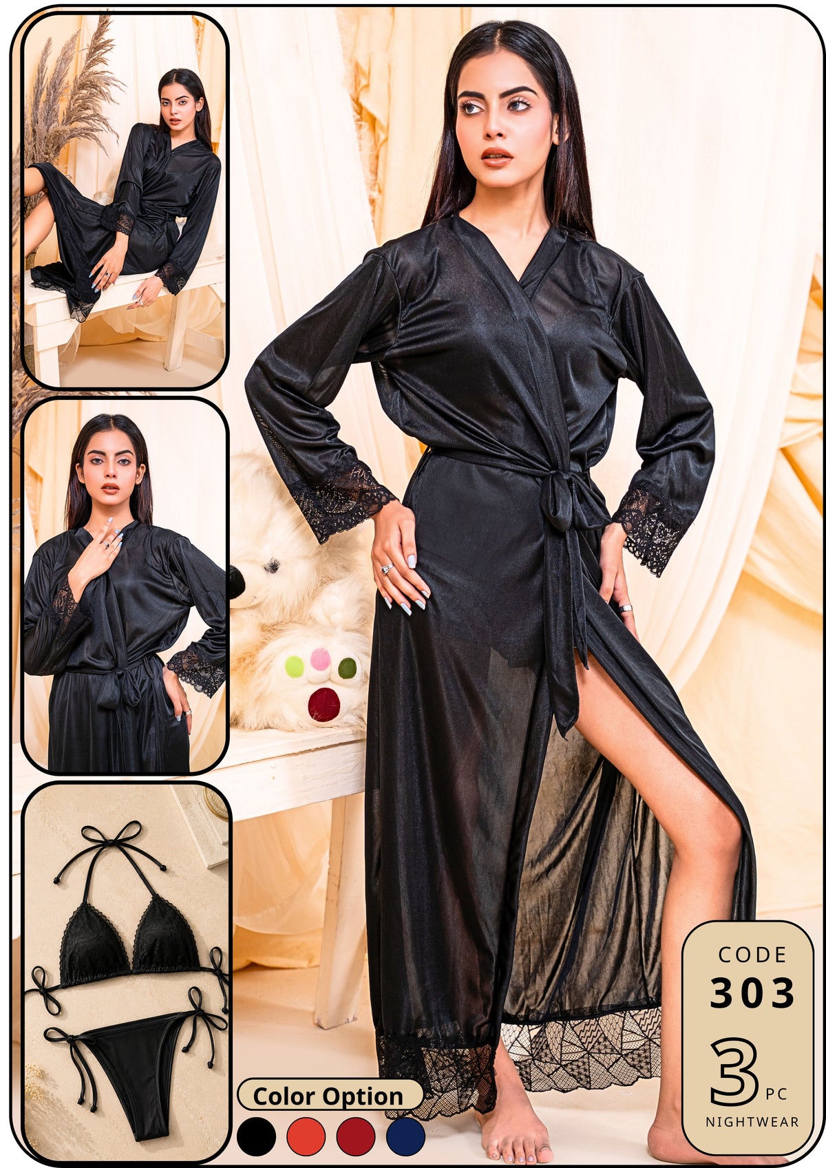Bikini Nighty with Gown