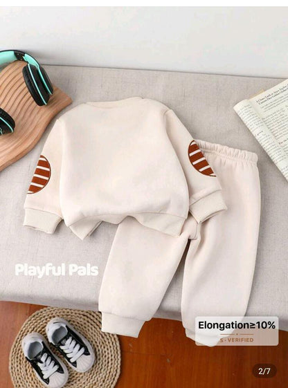 Horse Printed Kids Winter Suit