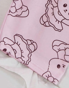 Sweet Bear Half Sleeve Printed Night Suit (7-14 Years)