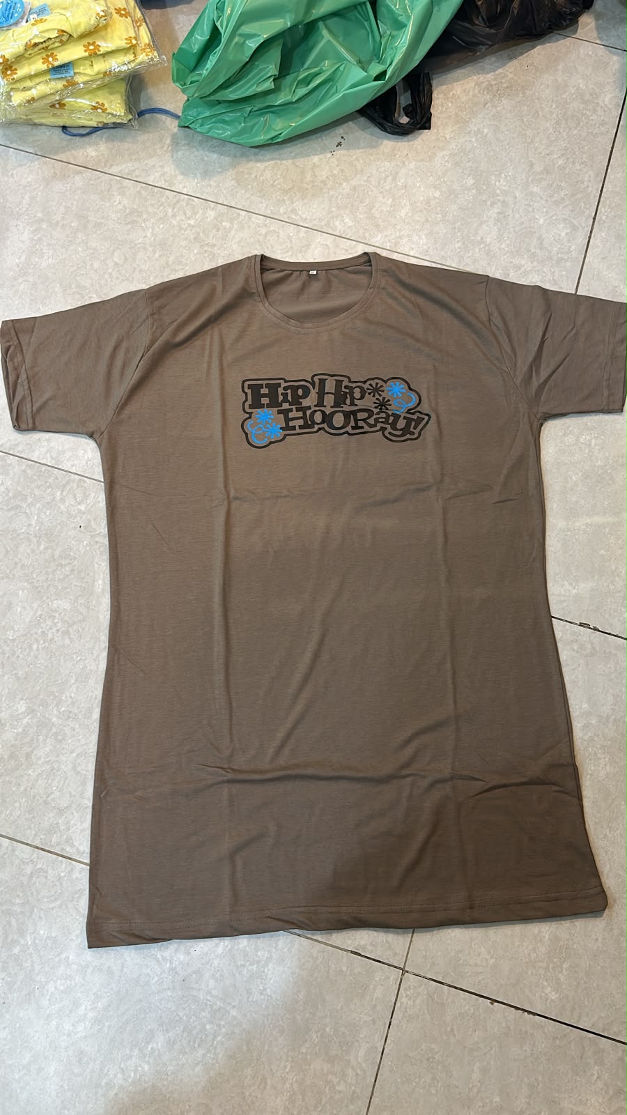 Life Collection Printed Maroon Grey T Shirt