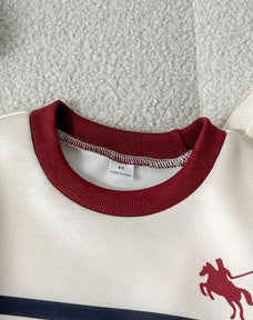 Horse Rider Printed Kids Winter Suit