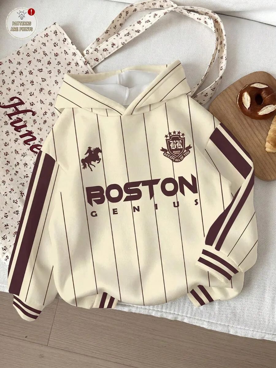 Winter Boston Hoodie For Women