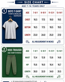 Cute Bunny & Bear Half Sleeve Printed Night Suit (7-14 Years)
