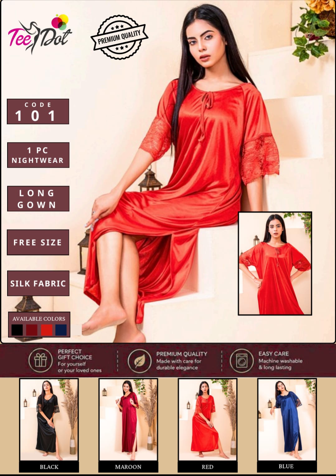 1 Piece Romantic Nighty