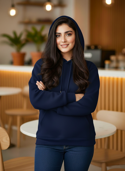 Winter Basic Hoodie For Women