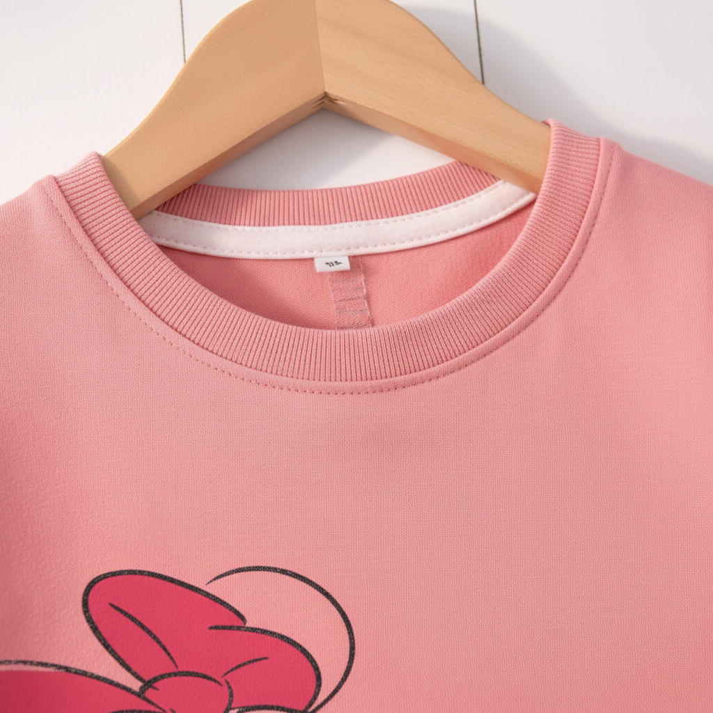 Pink Minnie Mouse Half Sleeve Kids Suit
