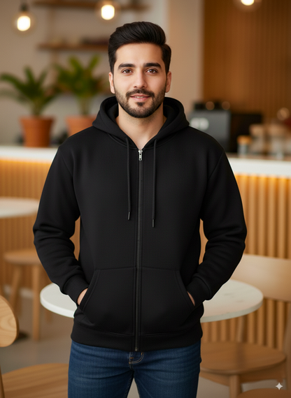 Winter Zipper Hoodie For Men