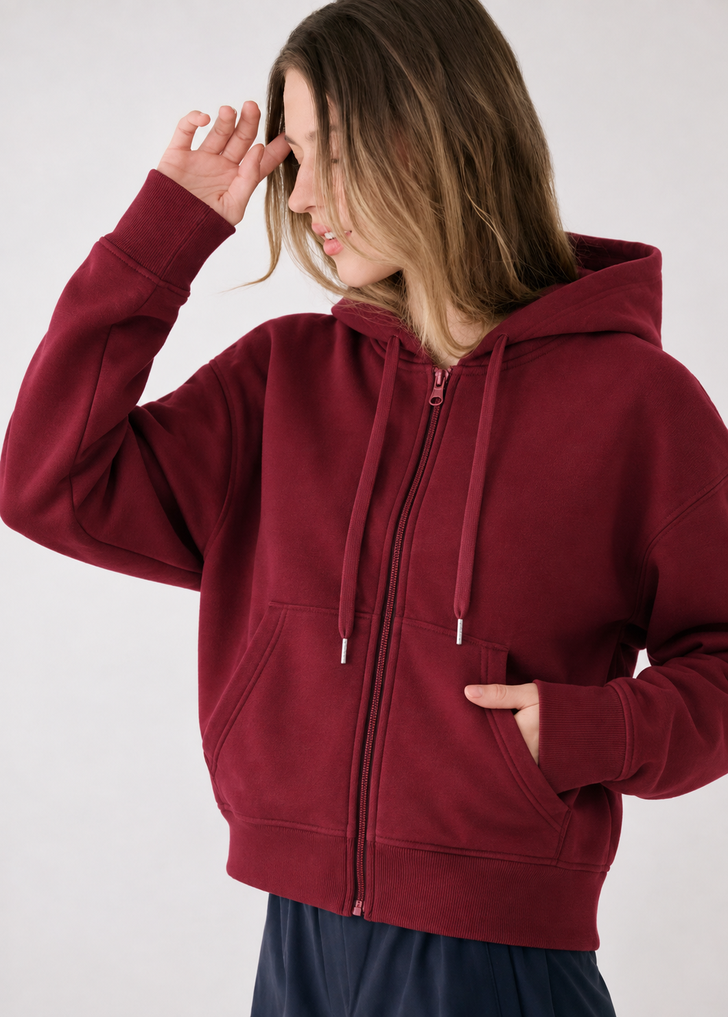 Winter Zipper Hoodie For Women
