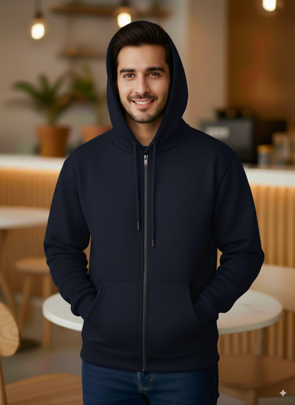 Winter Zipper Hoodie For Men