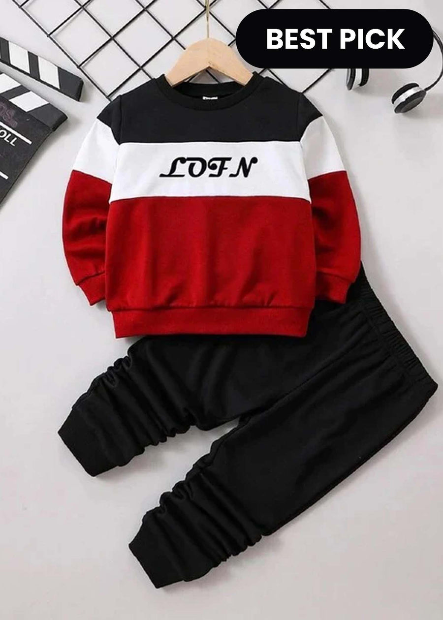 Land Style Printed Kids Winter Suit