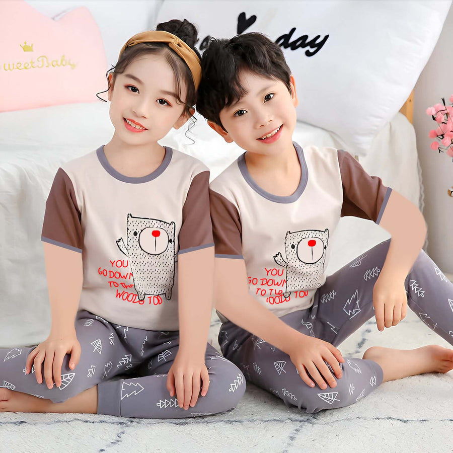 Kitty Half Sleeve Kids Suit (Each)