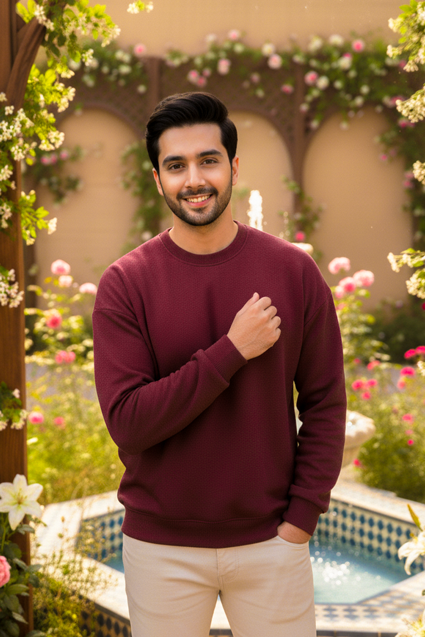Winter Basic Sweatshirt For Men