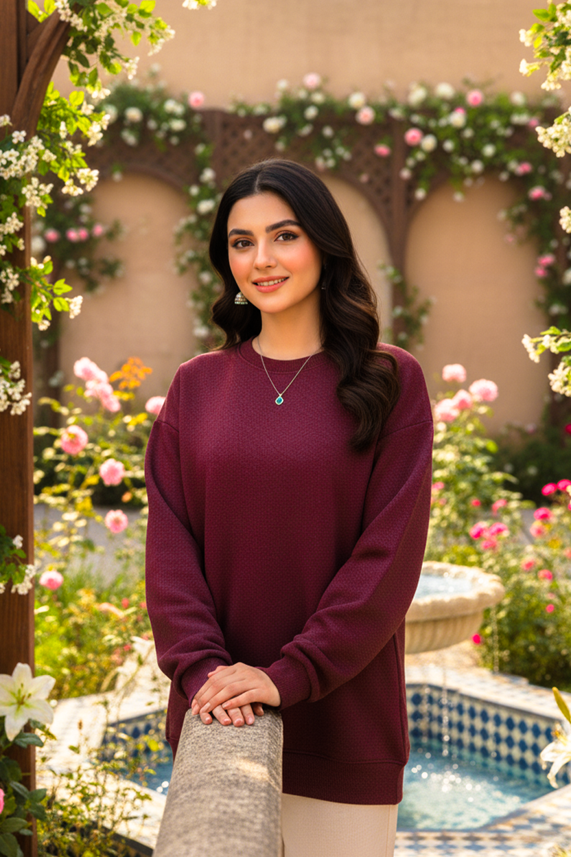 Winter Basic Sweatshirt For Women
