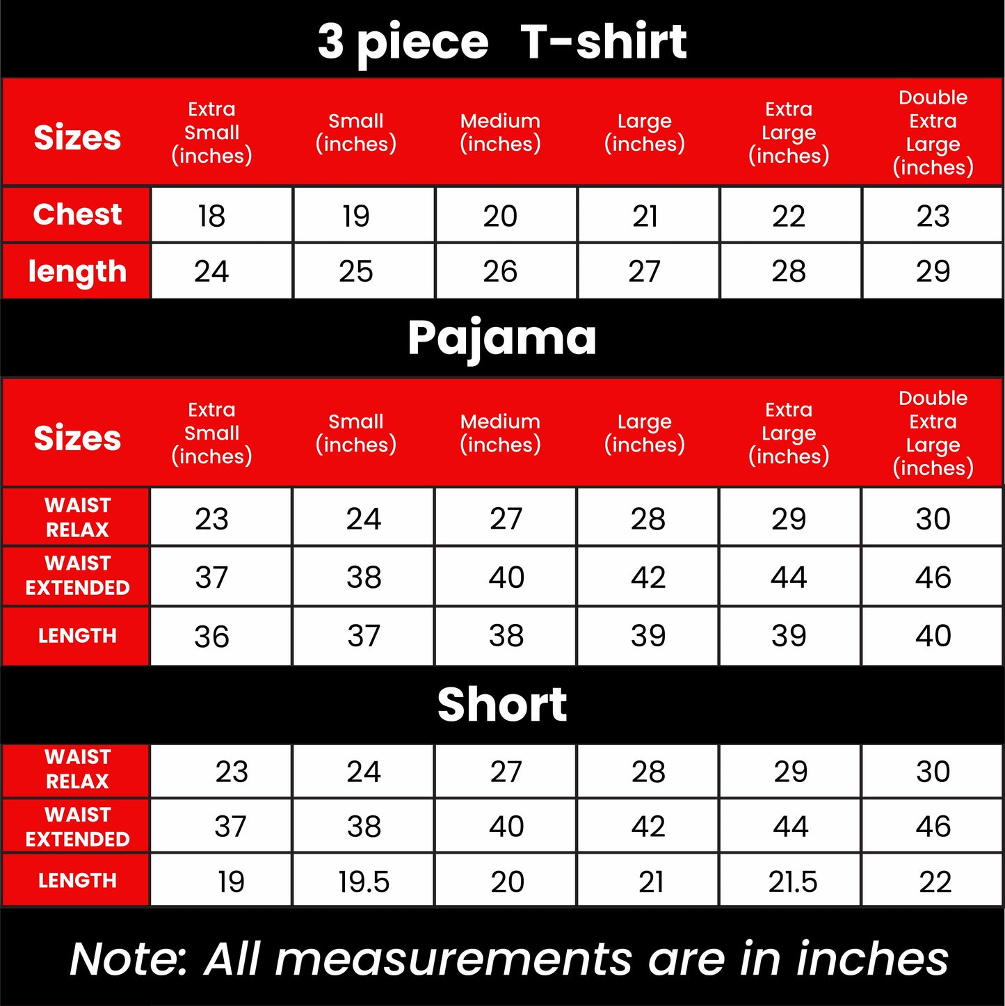 3 Piece Mickey Baby Nightwear