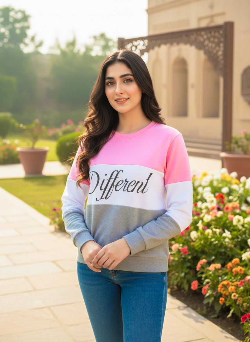 Winter Different Printed Sweatshirt