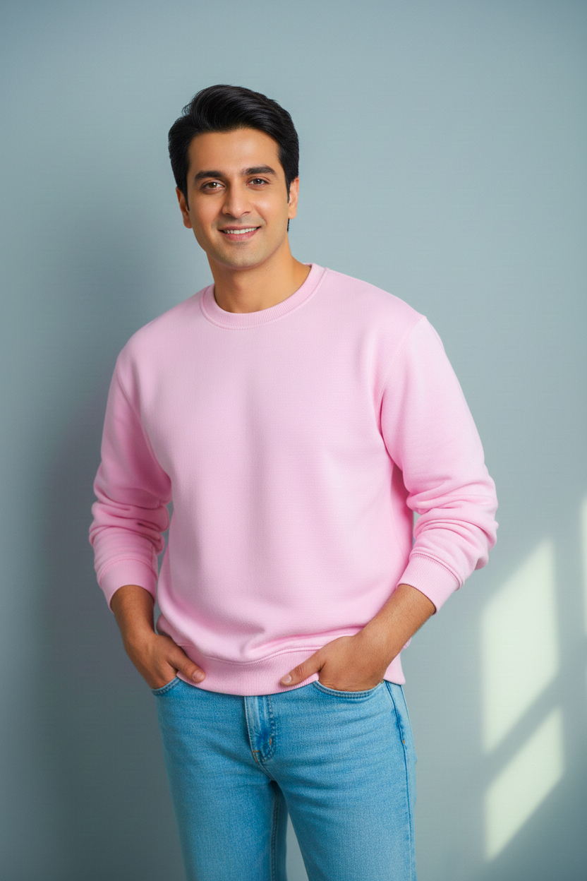 Winter Basic Sweatshirt For Men