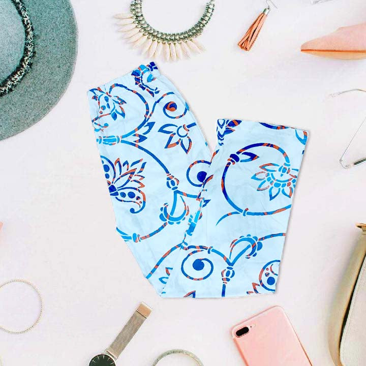 Trouser - Ring flower printed