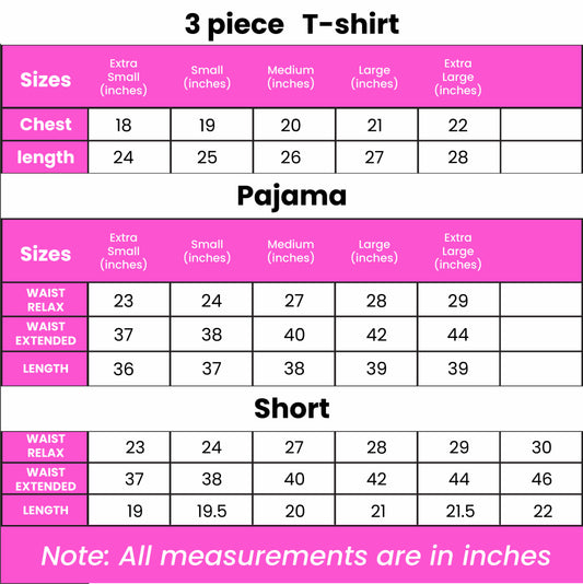 Noise Cotton 3 Piece Printed Night Suitt Leopard